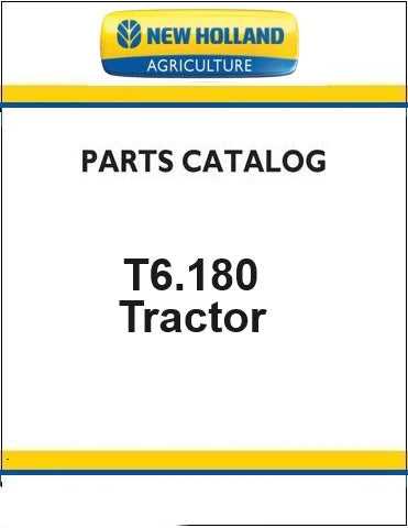 New Holland T6.180 Tractor Pdf Parts Manual