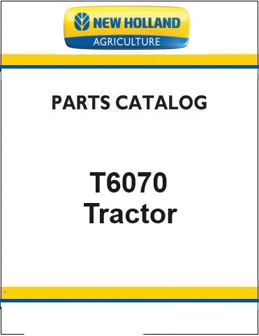 New Holland T6070 Tractor Pdf Parts Manual