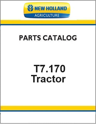 New Holland T7.170 Autocommand Tractor Pdf Parts Catalog Manual