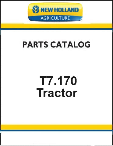 New Holland T7.170 Autocommand Tractor Pdf Parts Manual