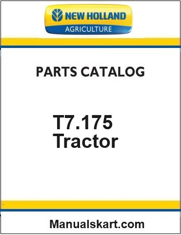 New Holland T7.175 Autocommand Tractor Pdf Parts Manual (Stage V)