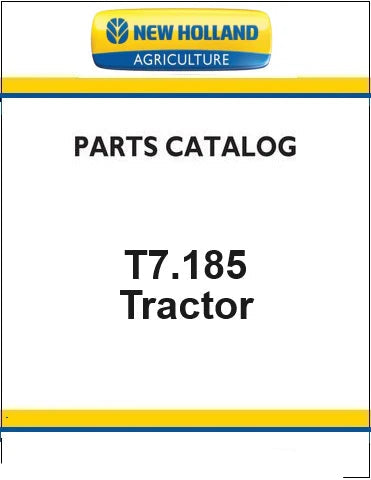 New Holland T7.185 Autocommand Tractor Pdf Parts Manual