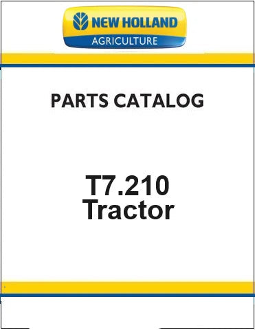 New Holland T7.210 Autocommand Tractor Pdf Parts Manual
