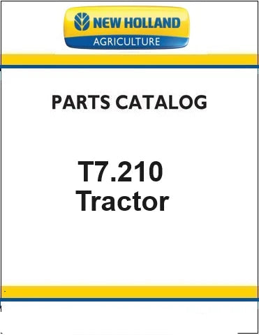 New Holland T7.210 Autocommand Tractor Pdf Parts Manual (Stage V)