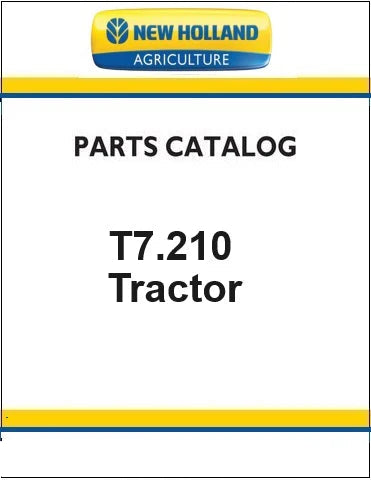New Holland T7.210 Classic Tractor Pdf Parts Manual (Stage V)