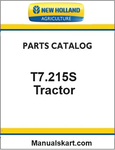 New Holland T7.215S Standard Tractor Pdf Parts Manual (Stage V)