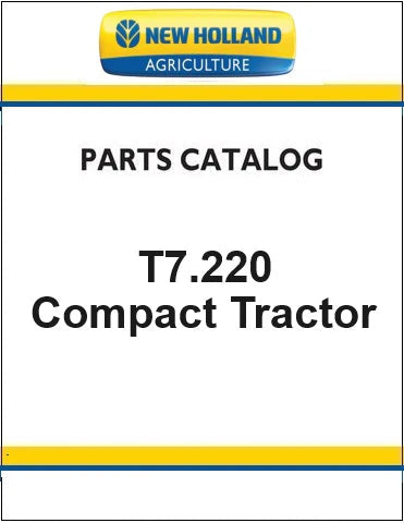 New Holland T7.220 Tractor Pdf Parts Manual