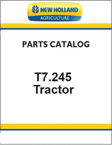 New Holland T7.245 Tractor Pdf Parts Manual (Stage V)