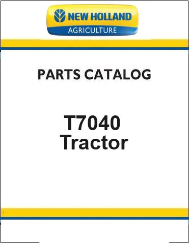 New Holland T7040 Tractor Pdf Parts Manual