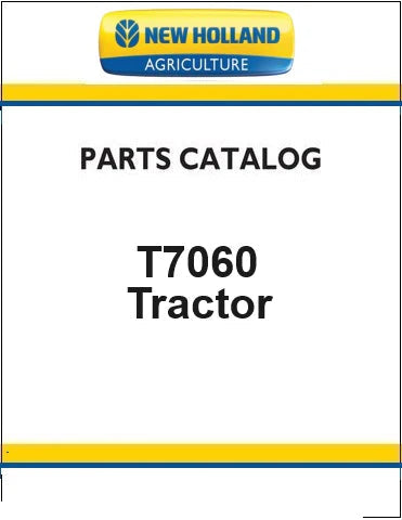 New Holland T7060 Tractor Pdf Parts Manual