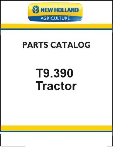 New Holland T9.390 Tractor Pdf Parts Manual 