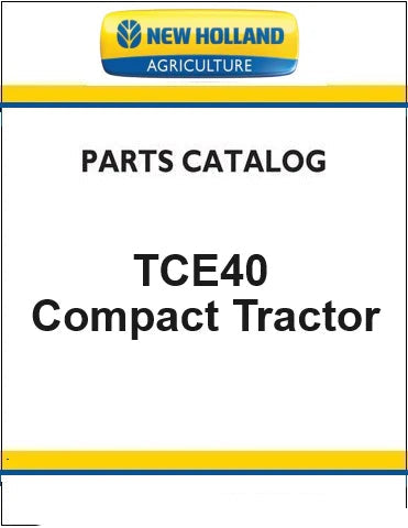 New Holland TCE40 Compact Tractor Pdf Parts Manual