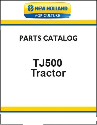 New Holland TJ500 Tractor Pdf Parts Manual