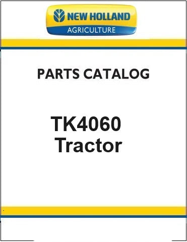 New Holland TK4060 Crawler Tractor Pdf Parts Manual