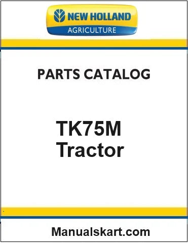 New Holland TK75M Crawler Tractor Pdf Parts Catalog Manual