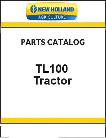 New Holland TL100 Tractor Pdf Parts Catalog Manual