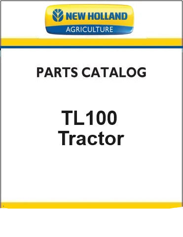 New Holland TL100 Tractor Pdf Parts Manual