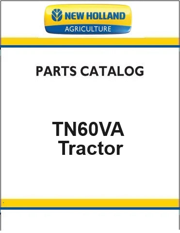 New Holland TN60VA Tractor Pdf Parts Manual (Special)