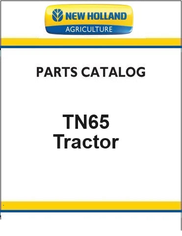 New Holland TN65 Tractor Pdf Parts Manual