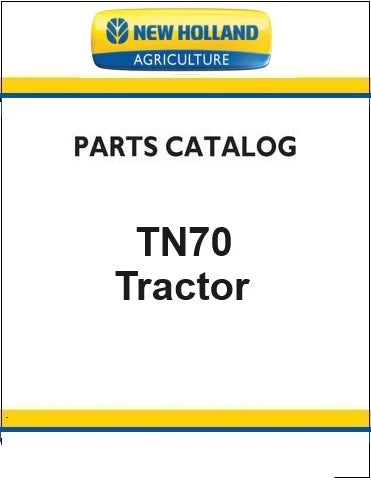 New Holland TN70 Tractor Pdf Parts Manual