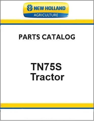 New Holland TN75S Tractor Pdf Parts Manual (Supersteer)