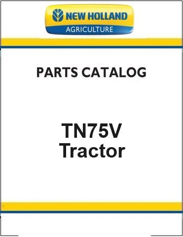 New Holland TN75V Tractor Pdf Parts Manual (Special)