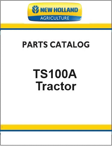New Holland TS100A Tractor Pdf Parts Manual
