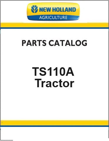 New Holland TS110A Tractor Pdf Parts Manual