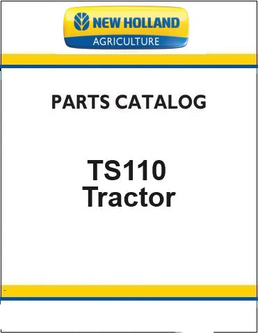 New Holland TS110 Tractor Pdf Parts Manual