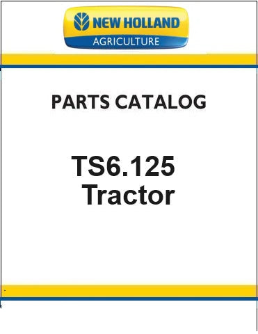 New Holland TS6.125 AG Tractor Pdf Parts Manual