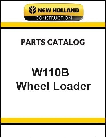 New Holland W110B Wheel Loader Pdf Parts Manual