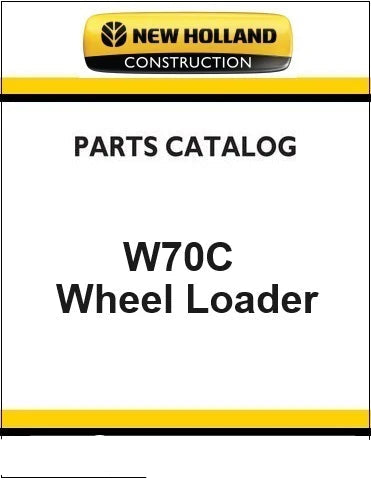 New Holland W70C Compact Wheel Loader Pdf Parts Manual