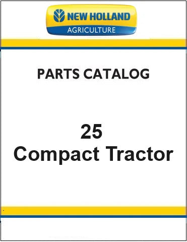 New Holland Workmaster 25 Compact Tractor Pdf Parts Manual