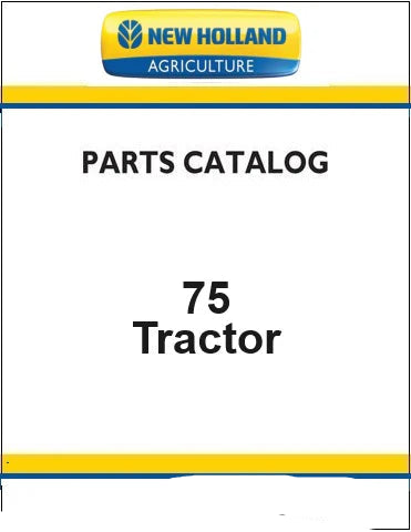 New Holland Workmaster 75 Tractor Pdf Parts Manual (Tier 4b)