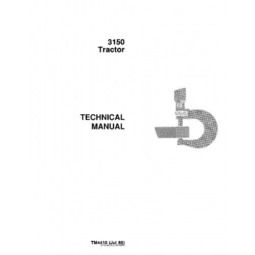 PDF 3150 John Deere Tractor (TM4410) Service Technical Manual
