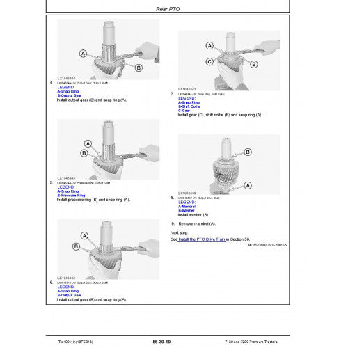 PDF 7130 and 7230 John Deere Premium Tractor North America (TM400119) Service Technical Manual