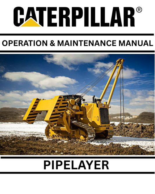 CATERPILLAR 587T PIPELAYER OPERATION & MAINTENANCE PDF MANUAL FAT