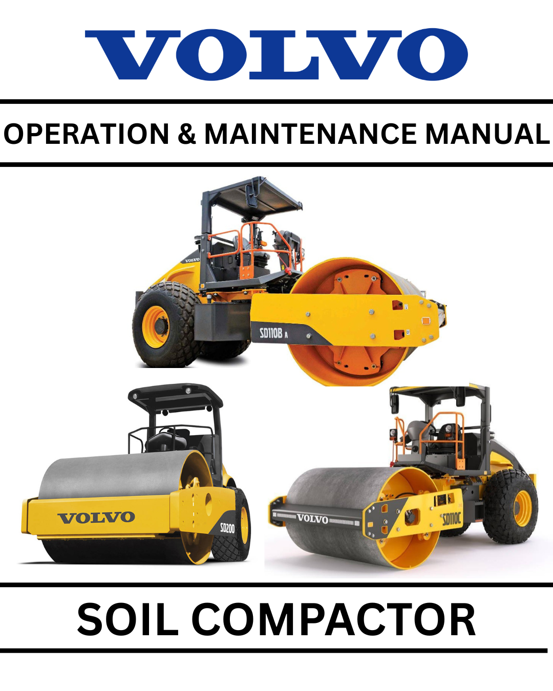VOLVO SD77DA SOIL COMPACTOR OPERATION & MAINTENANCE PDF MANUAL