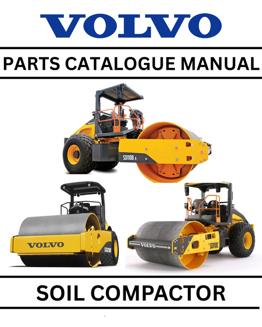 VOLVO SD45 SOIL COMPACTOR PARTS CATALOGUE PDF MANUAL