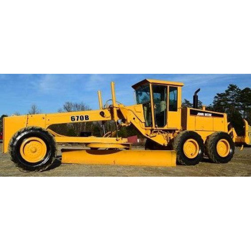 TM1452 - John Deere 670B, 672B, 770B, 770BH, 772B, 772BH Motor Graders Diagnostic&Test Service Manual