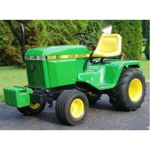 TM1591 - John Deere 322, 330, 332, 430 Lawn and Garden Tractor Technical Service Manual