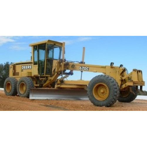 TM1606 - John Deere 670C, 670CH, 672CH, 770C, 770CH, 772CH Motor Grader Diagnostic Service Manual