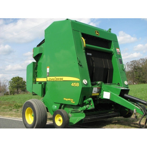 TM1734 - John Deere 448 and 458 Standard Hay and Forage Round Balers Service Repair Technical Manual
