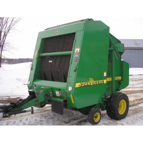 TM1767 - John Deere 446, 456, 456s, 546, 556, 466, 466s, 566 Round Balers All Inclusive Technical Manual
