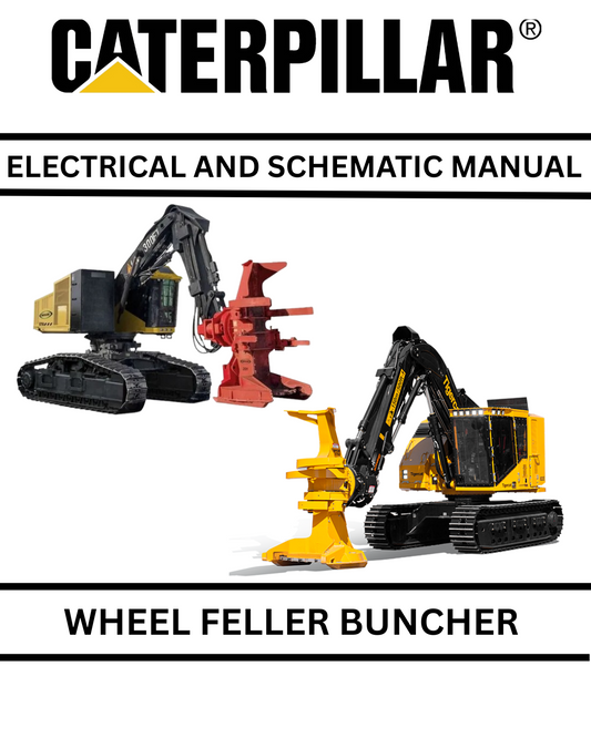 CATERPILLAR 573 WHEEL FELLER BUNCHER ELECTRICAL & HYDRAULIC SCHEMATIC PDF MANUAL 573