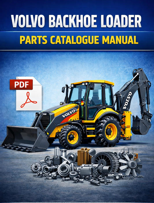 VOLVO BL71B BACKHOE LOADER PARTS CATALOGUE PDF MANUAL