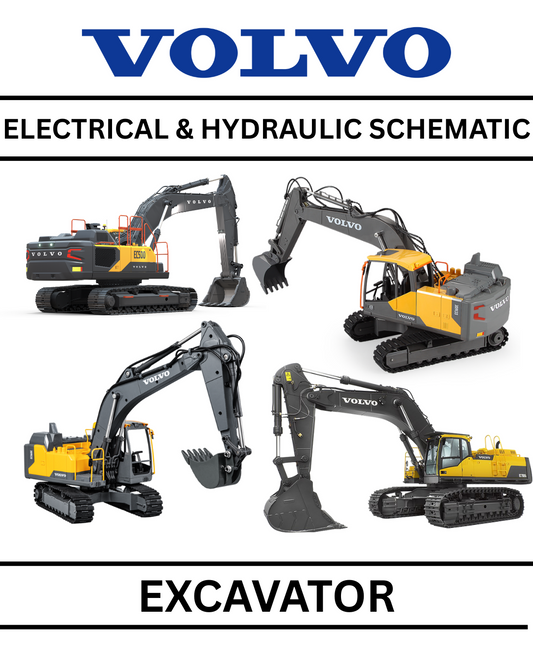 VOLVO UEW240E EXCAVATOR ELECTRICAL & HYDRAULIC SCHEMATIC PDF MANUAL