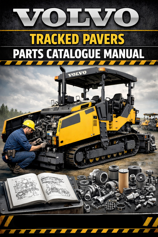 VOLVO P7820D LC4 TRACKED PAVER PARTS CATALOGUE PDF MANUAL