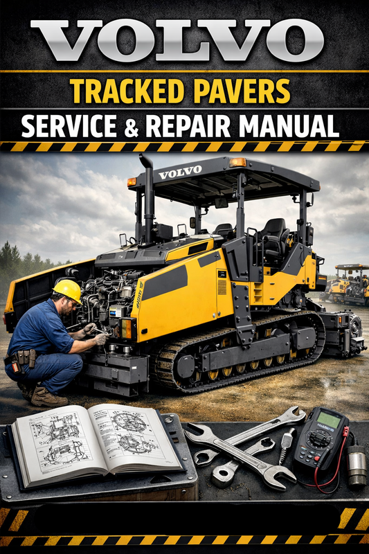 VOLVO P7820D TRACKED PAVER SERVICE REPAIR PDF MANUAL