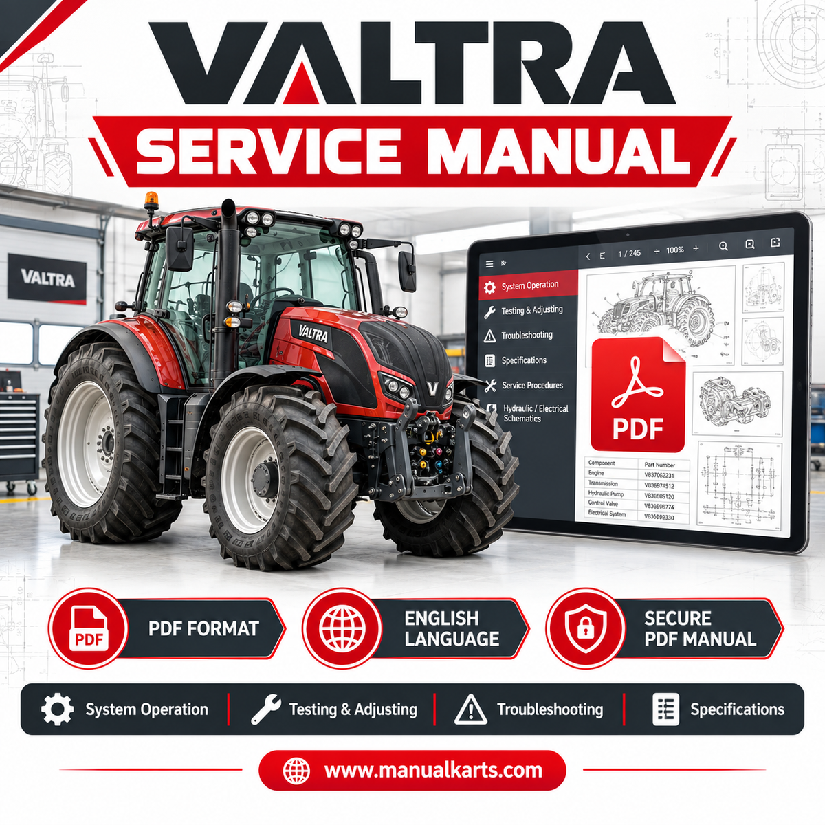 VALTRA T SERIES PDF REPAIR TIME SCHEDULE
